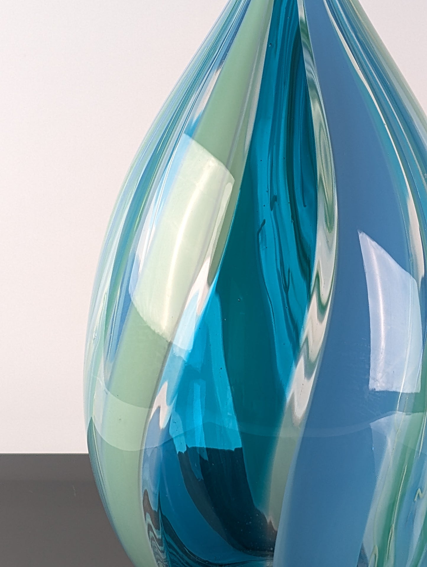 Blue Raindrop Vessel